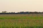 NB freight with UP/KCS power on the law
